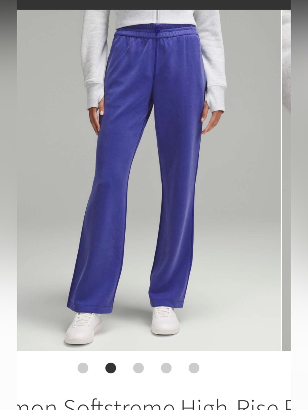 Lululemon Softstreme High-Rise Pants – Larkspur – Size 10